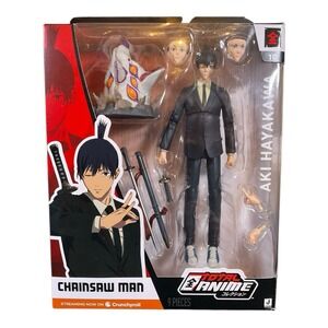 Total Anime AKI Hayakawa - 6.5-Inch Figure with Swappable Faceplates Weapons